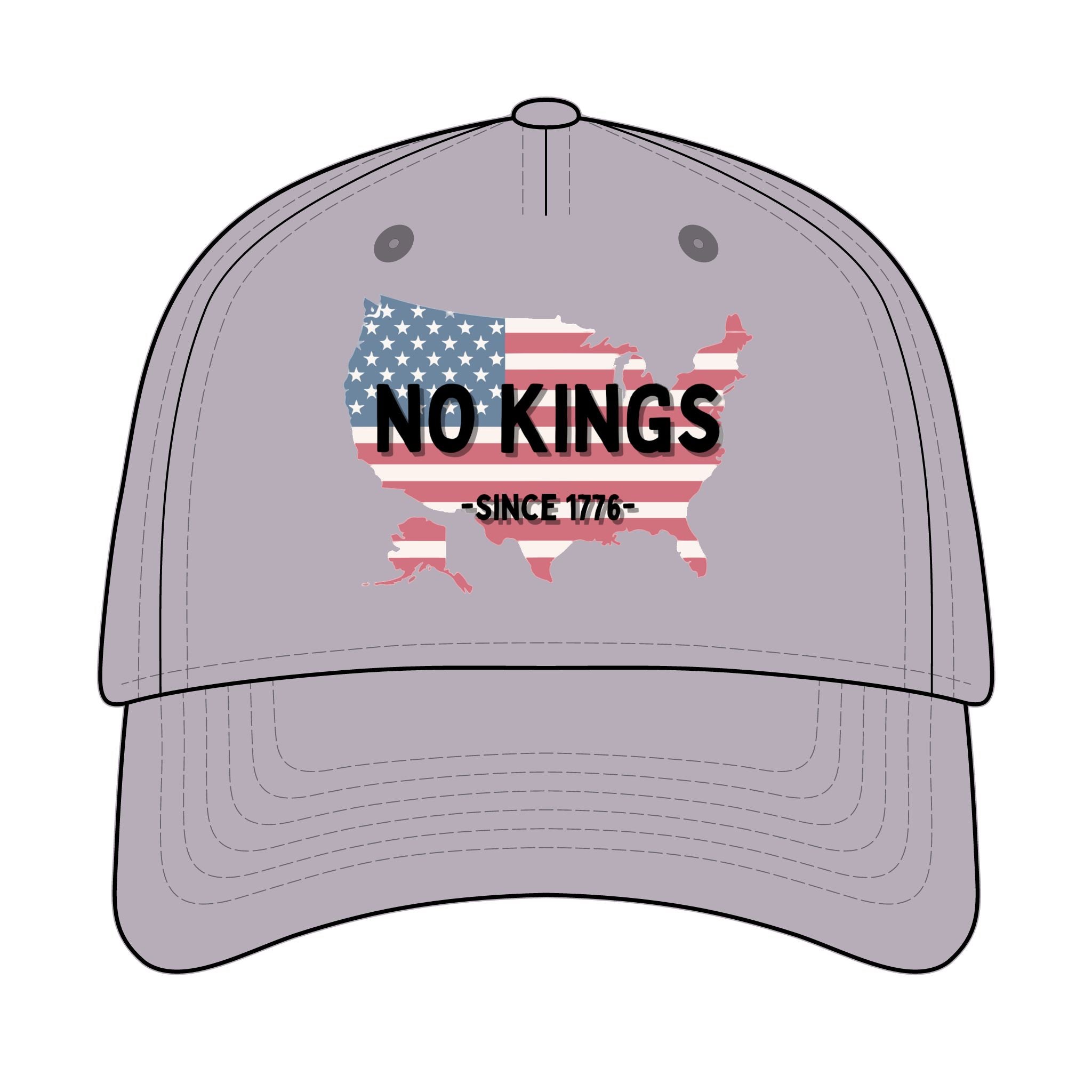 Trucker Retro Hat - No Kings since 1776