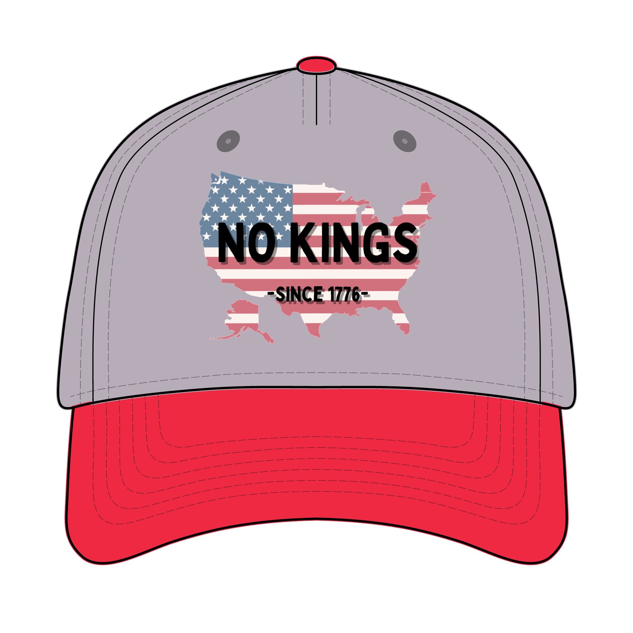 Trucker Retro Hat - No Kings since 1776