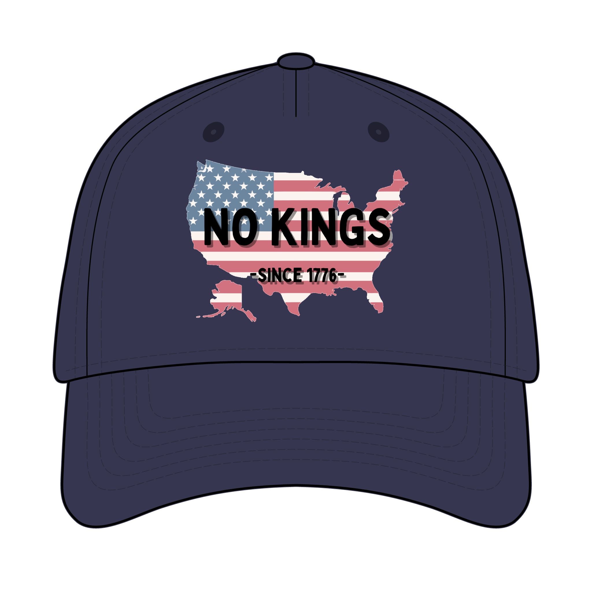 Trucker Retro Hat - No Kings since 1776