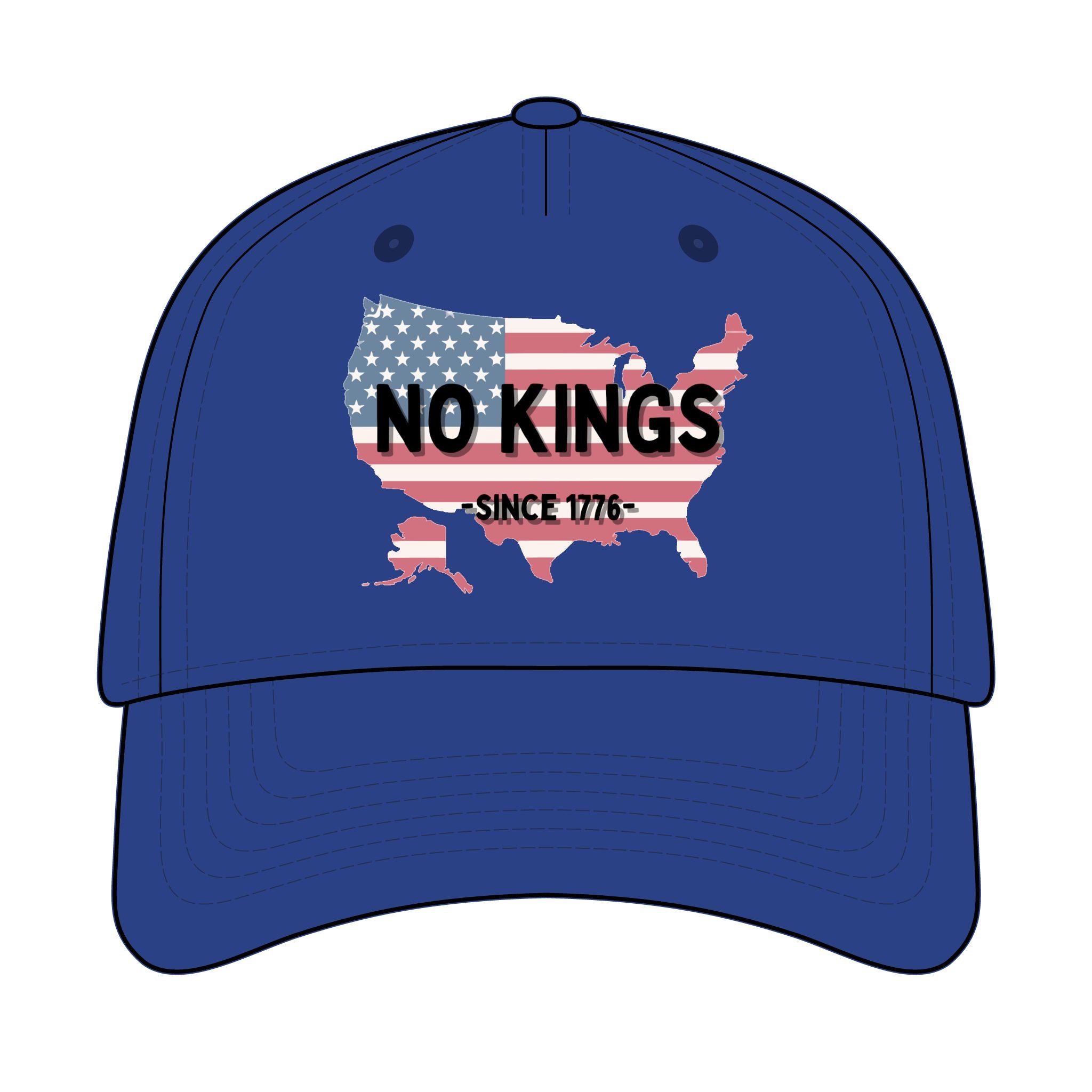 Trucker Retro Hat - No Kings since 1776