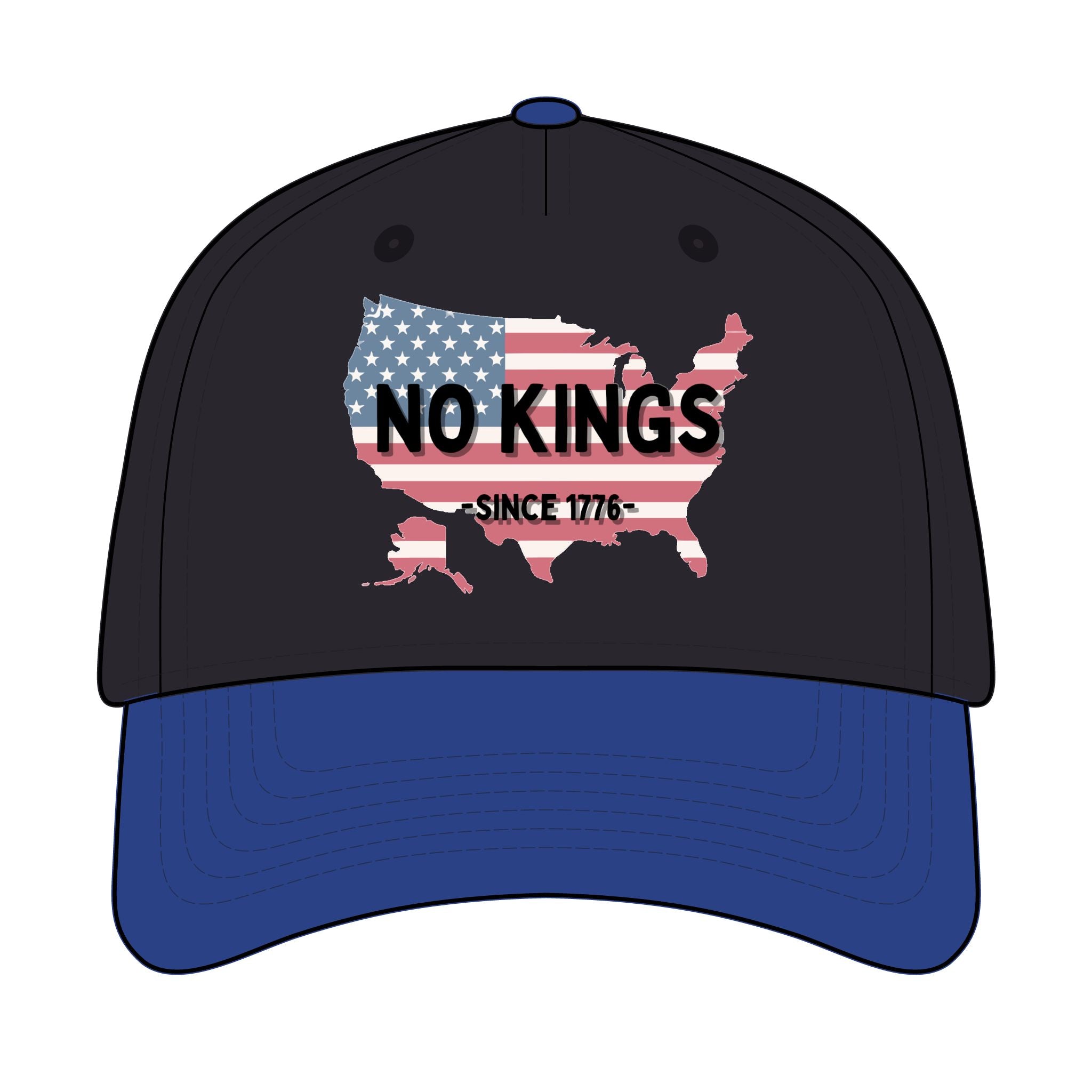 Trucker Retro Hat - No Kings since 1776