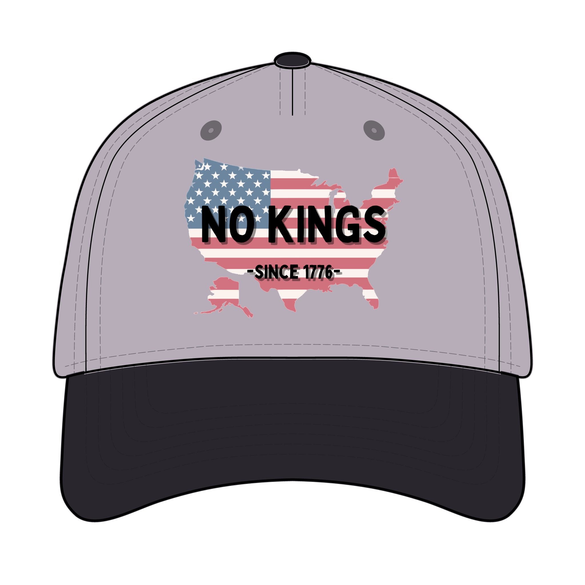 Trucker Retro Hat - No Kings since 1776
