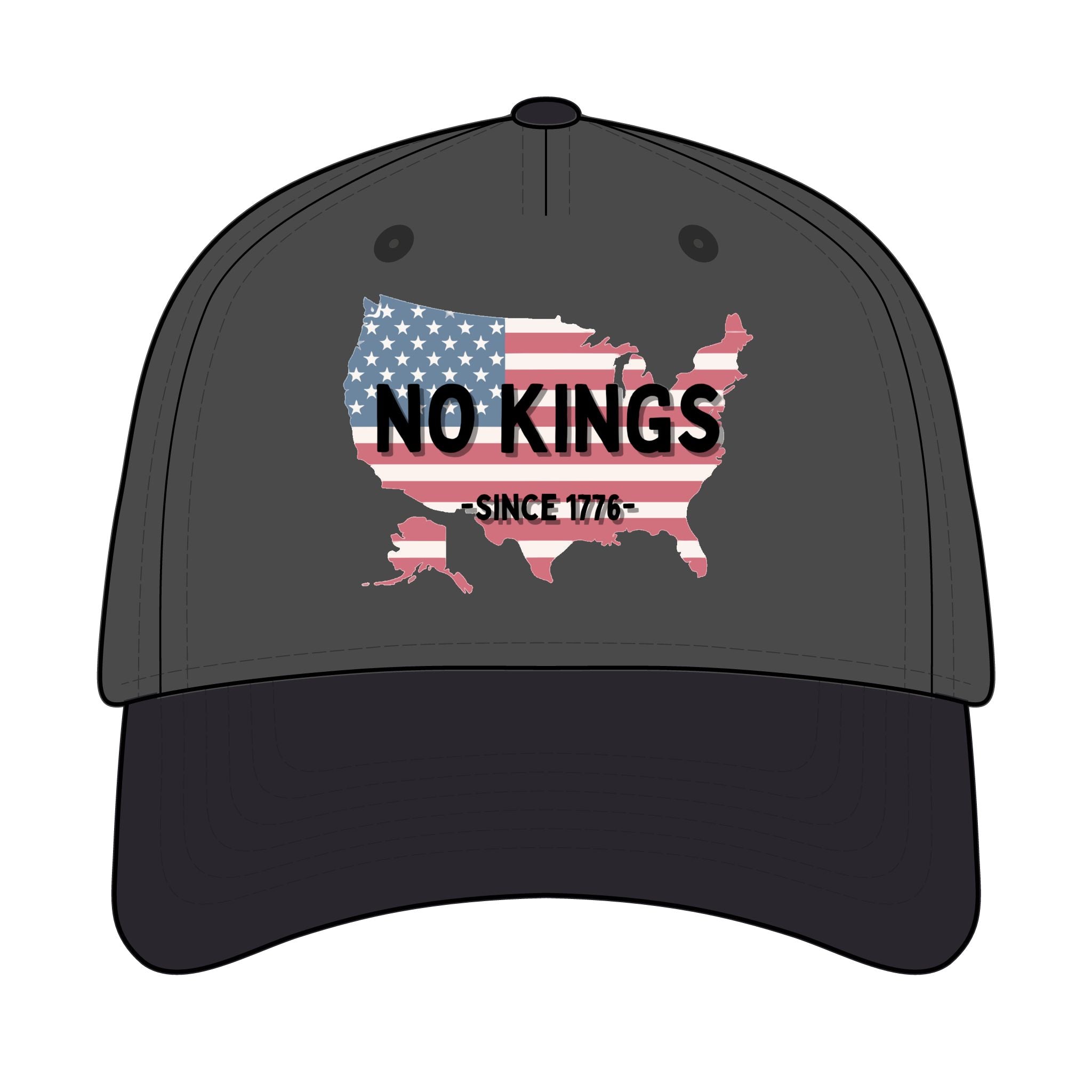 Trucker Retro Hat - No Kings since 1776