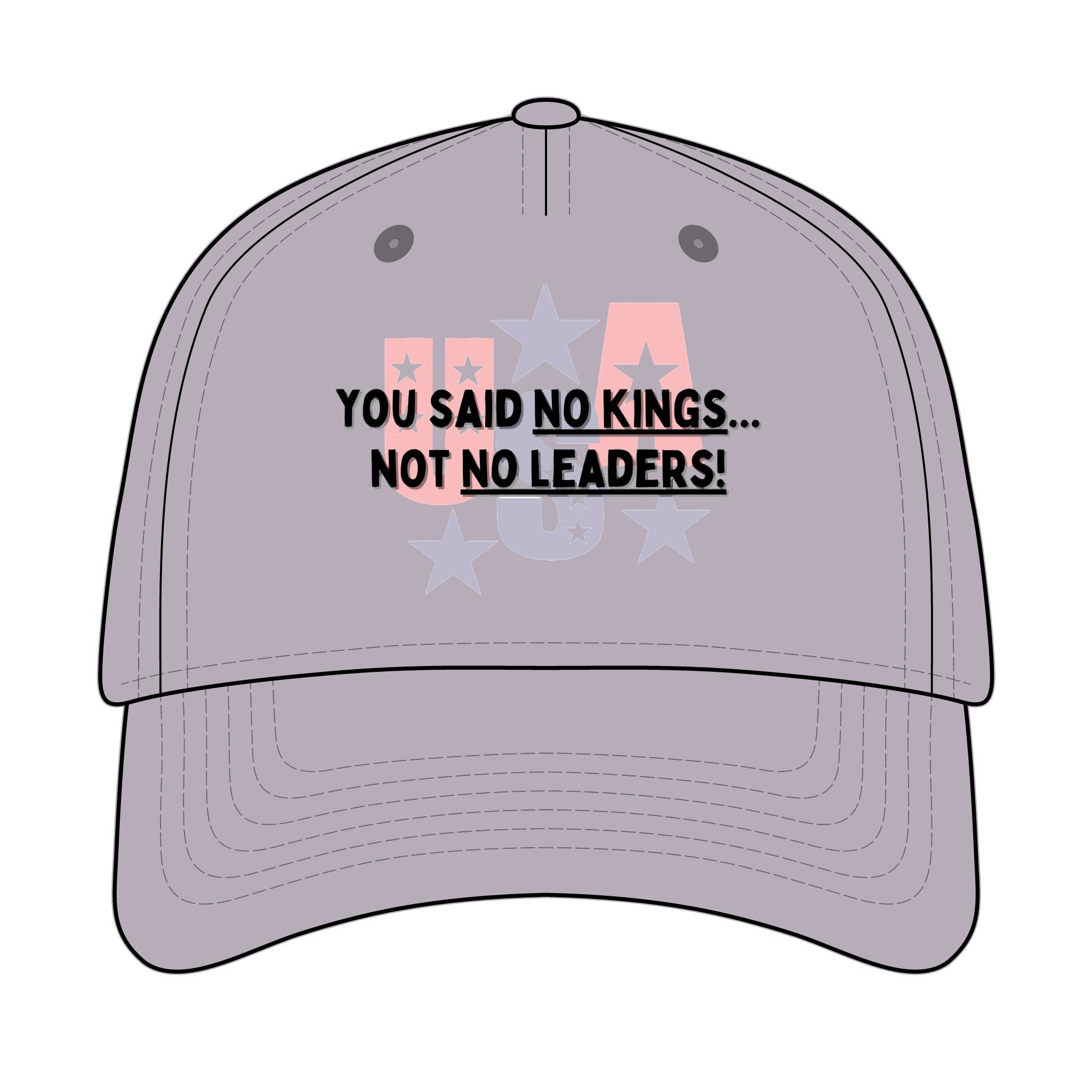 Trucker Retro Hat - No kings, only leaders