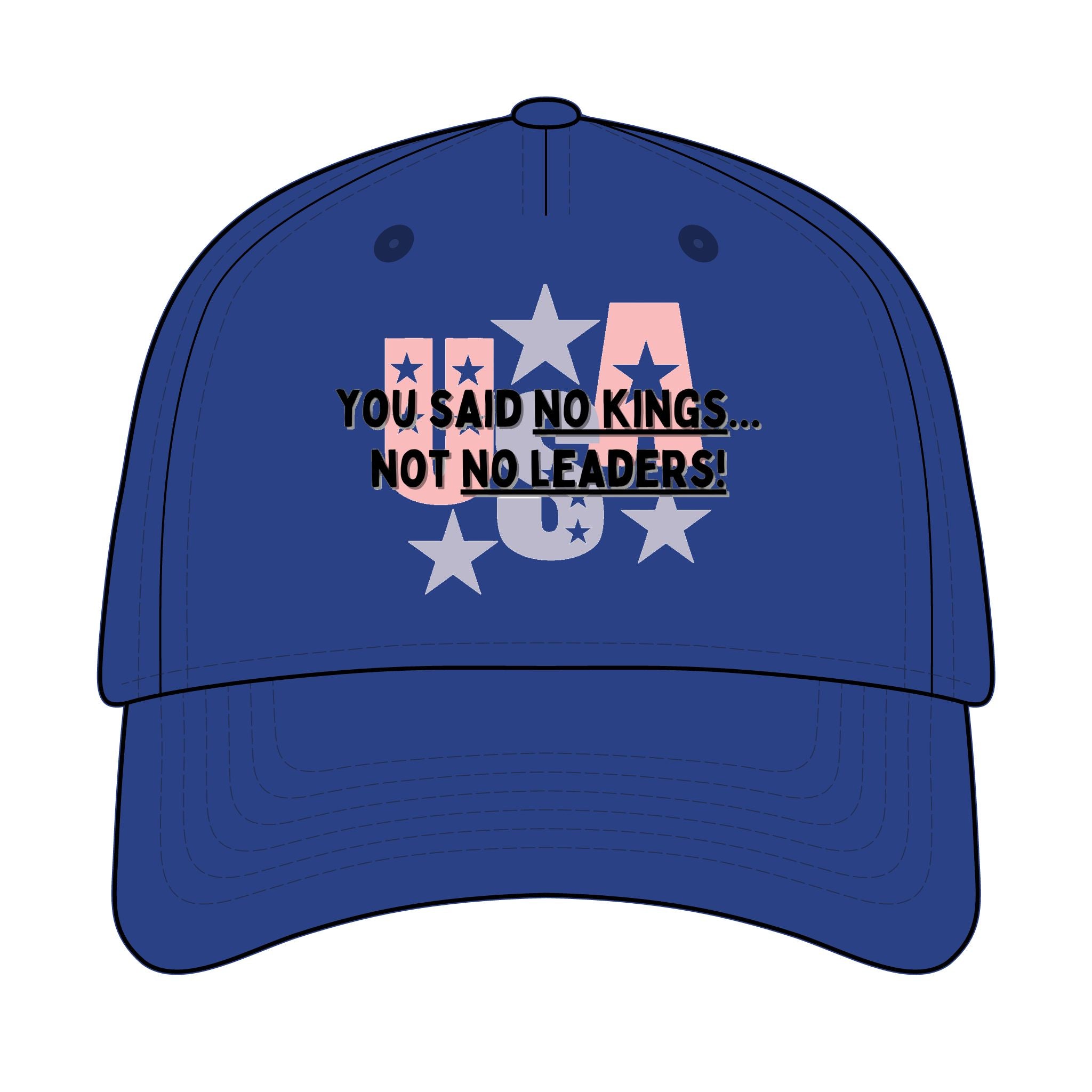 Trucker Retro Hat - No kings, only leaders