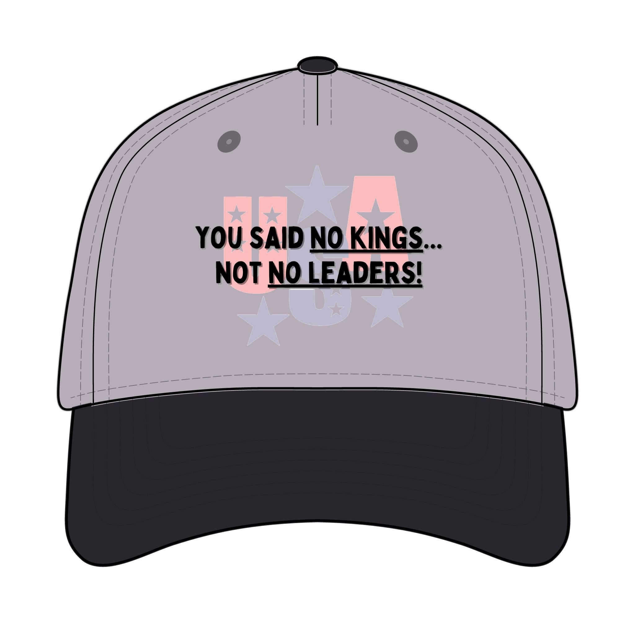 Trucker Retro Hat - No kings, only leaders
