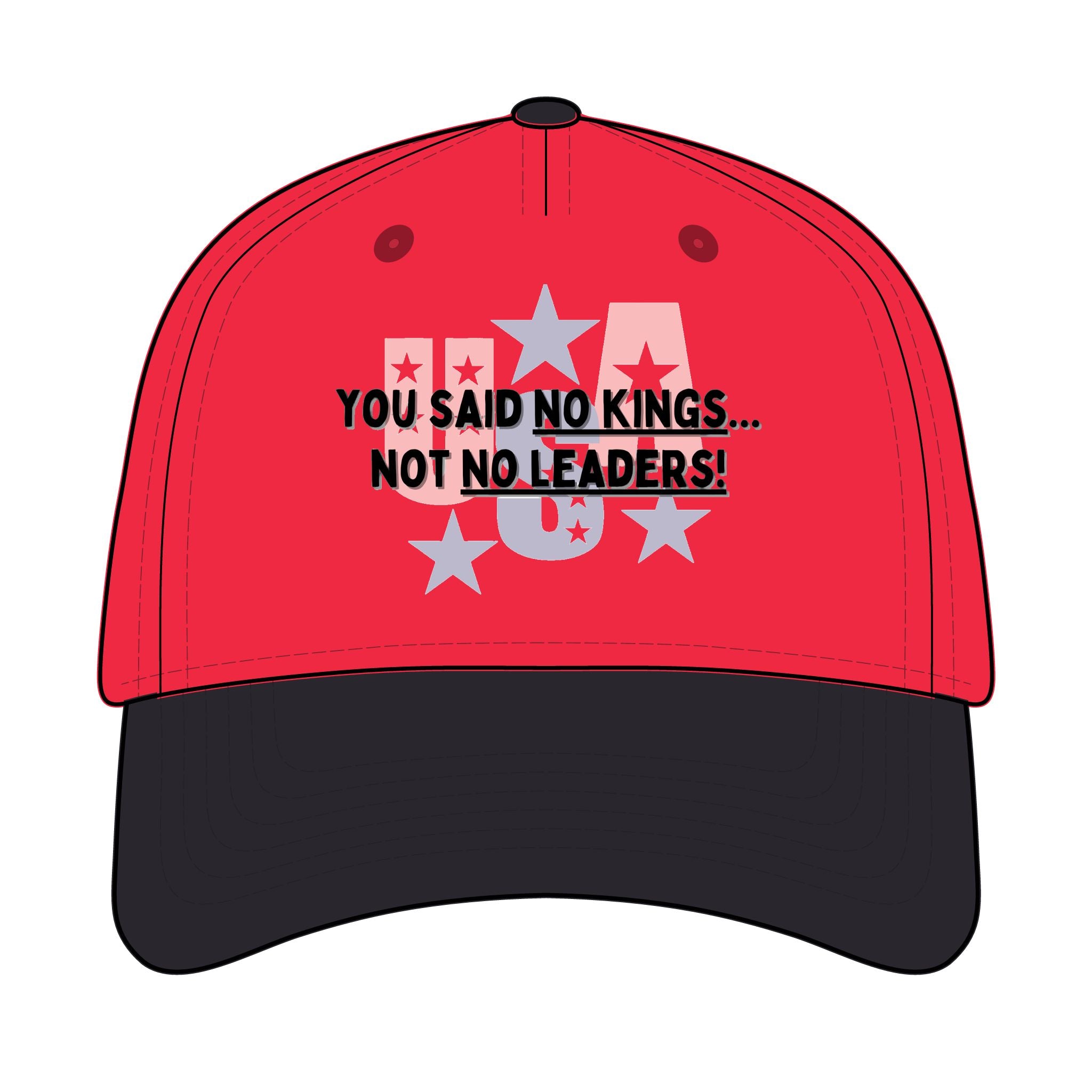 Trucker Retro Hat - No kings, only leaders