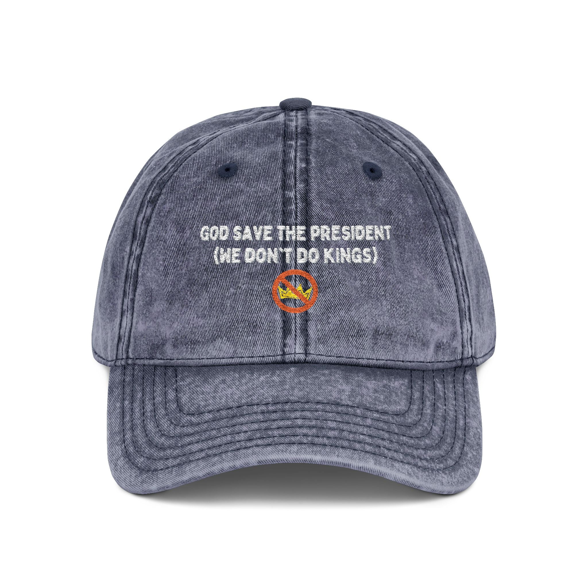 Vintage Embroidered Cap - God save the president